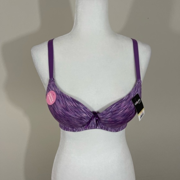 Viola’s bra sz 34 B New with tags purple heather padded - Picture 2 of 8